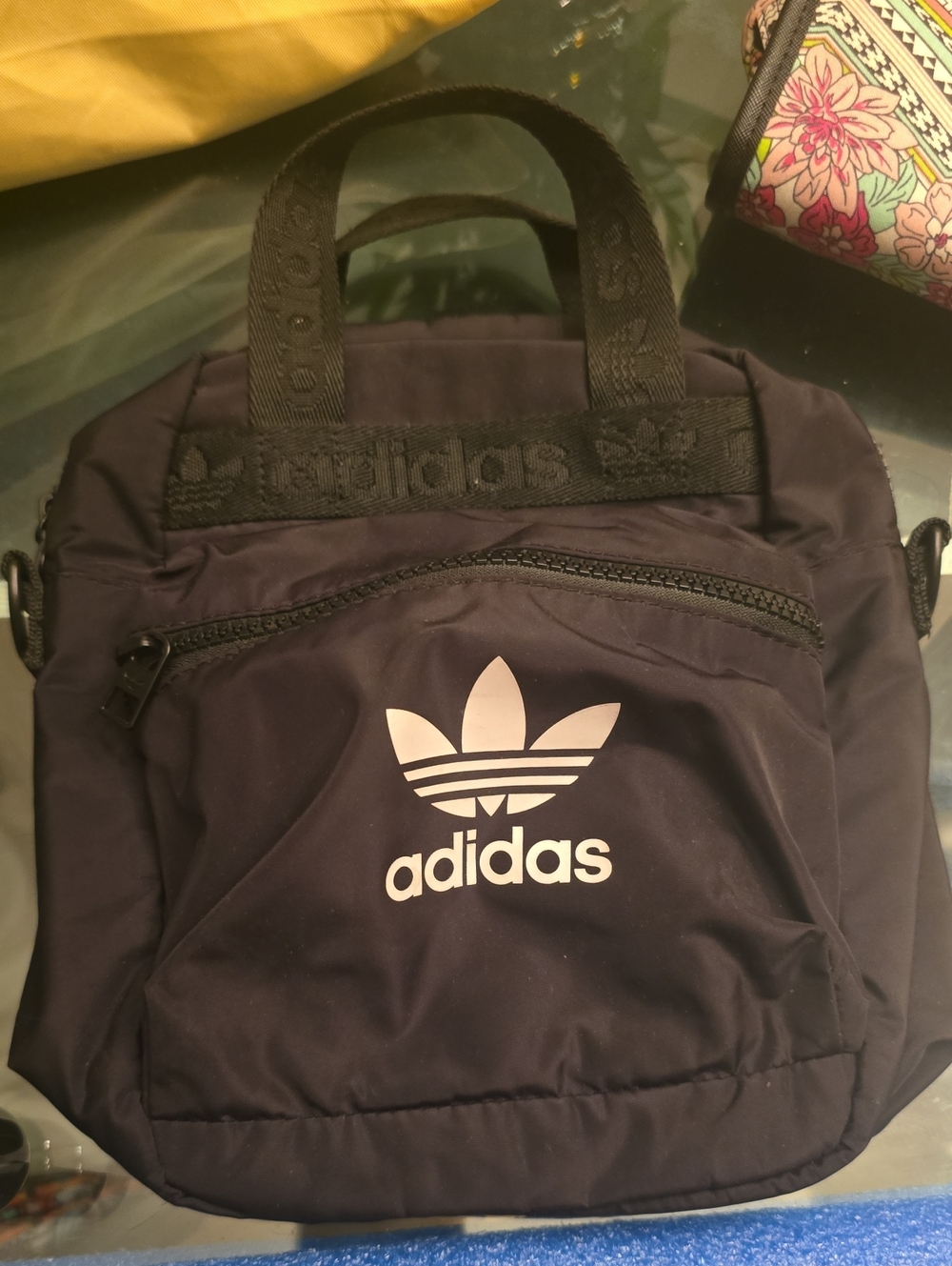 adidas Originals Navy Blue Trefoil Crossbody Messenger Bag
